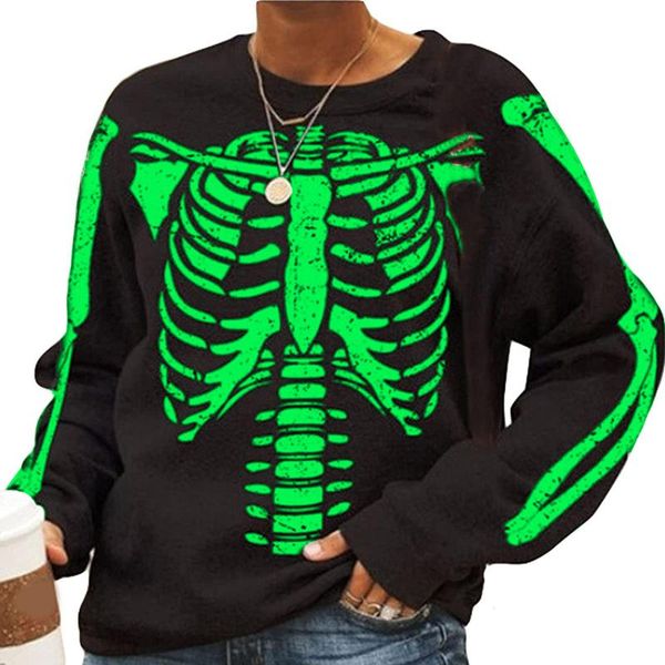 women's blouses & shirts hoodies skeleton sweatshirt streetwear women harajuku oversized pullover korean fashion loose o-neck long slee, White
women's blouses & shirts hoodies skeleton sweatshirt streetwear women harajuku oversized pullover korean fashion loose o-neck long slee, White