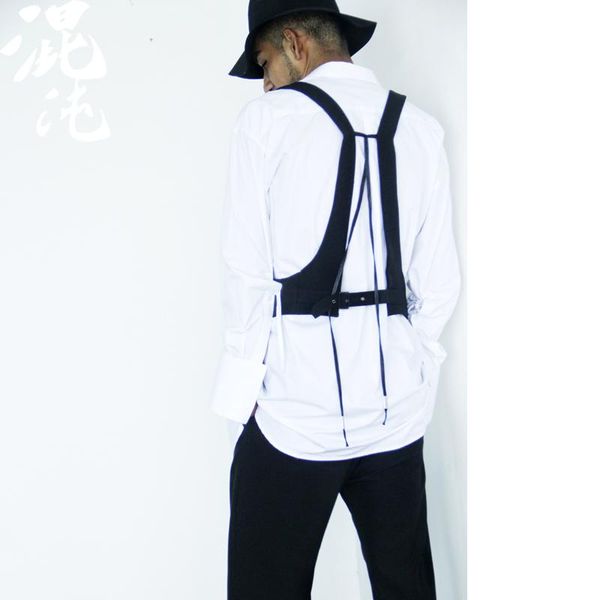 men's vests customized 2021 clothing irregular three-dimensional structure cutting ribbon neutral couple big code vest s~5xl, Black;white
men's vests customized 2021 clothing irregular three-dimensional structure cutting ribbon neutral couple big code vest s~5xl, Black;white
