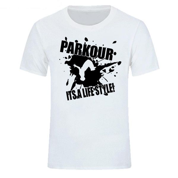 men's t-shirts parkour its a lifestyle t shirt men short sleeve t-shirt cotton o-neck casual camiseta tshirt brand clothing, White;black
men's t-shirts parkour its a lifestyle t shirt men short sleeve t-shirt cotton o-neck casual camiseta tshirt brand clothing, White;black