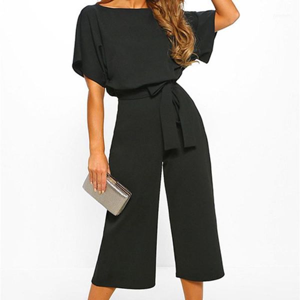 women's jumpsuits & rompers 2021 summer fashion sashes button short sleeve women jumpsuit bodysuits office party overalls cdr12451, Black;white
women's jumpsuits & rompers 2021 summer fashion sashes button short sleeve women jumpsuit bodysuits office party overalls cdr12451, Black;white