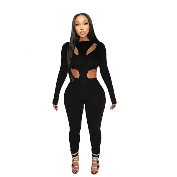 ins hollow out women clubwear jumpsuits autumn lady's fashion o-neck long sleeve zipper ny solid rompers, Black;white
ins hollow out women clubwear jumpsuits autumn lady's fashion o-neck long sleeve zipper ny solid rompers, Black;white