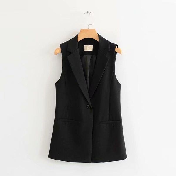 women's vests fashion sleeveless jacket women slim blazer vest coat waistcoat office lady work wear elegant black gray female, Black;white
women's vests fashion sleeveless jacket women slim blazer vest coat waistcoat office lady work wear elegant black gray female, Black;white