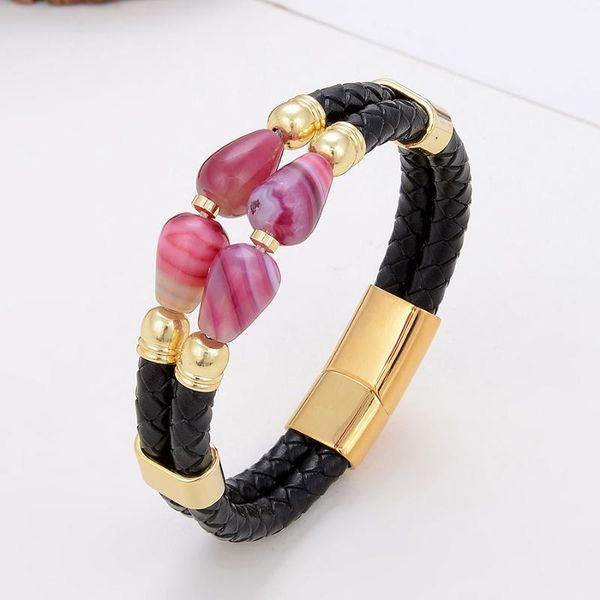charm bracelets water drop shape stone bracelet & bangles multilayer leather designer chrams for women mens jewelry gift, Golden;silver
charm bracelets water drop shape stone bracelet & bangles multilayer leather designer chrams for women mens jewelry gift, Golden;silver