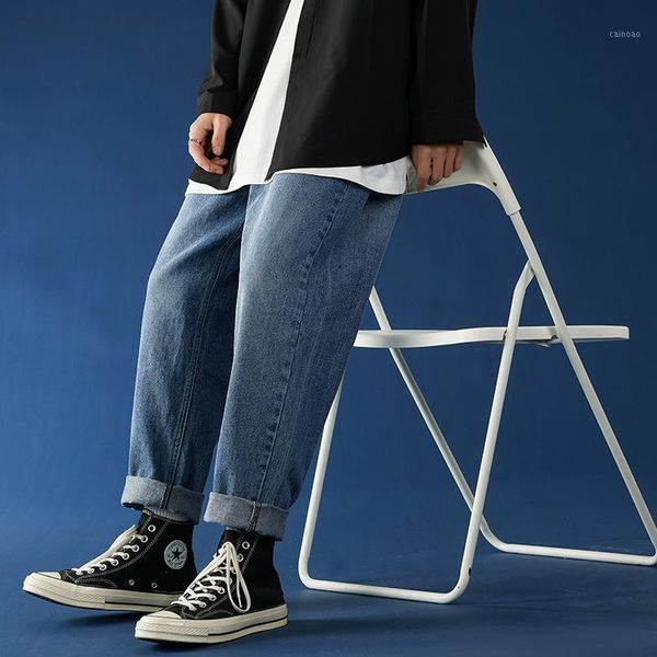 men's pants high waist jeans straight large size dinem trouser male black loose elastic band business cargo
men's pants high waist jeans straight large size dinem trouser male black loose elastic band business cargo