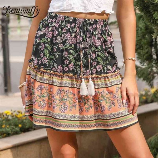 frill trim tassel drawstring mini skirts women summer holiday boho print high waist female casual a-line skirt 210510, Black
frill trim tassel drawstring mini skirts women summer holiday boho print high waist female casual a-line skirt 210510, Black