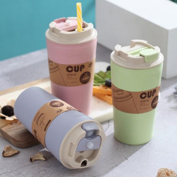 water bottles 420ml double-wall insulation eco-friendly wheat fiber straw coffee cup travel mug leakproof gift mugs#1
water bottles 420ml double-wall insulation eco-friendly wheat fiber straw coffee cup travel mug leakproof gift mugs#1