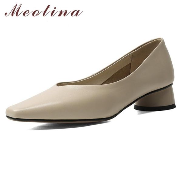 dress shoes meotina women natural genuine leather mid heel glove pumps square toe block heels shallow footwear ladies black white 40
dress shoes meotina women natural genuine leather mid heel glove pumps square toe block heels shallow footwear ladies black white 40