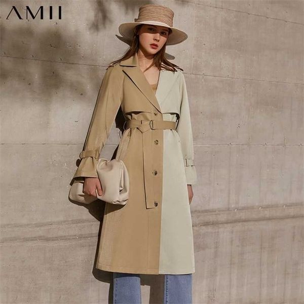 amii minimalism spring autumn women's trench coat causal lapel patchwork single breasted windbreaker 12170025 211021, Tan;black
amii minimalism spring autumn women's trench coat causal lapel patchwork single breasted windbreaker 12170025 211021, Tan;black