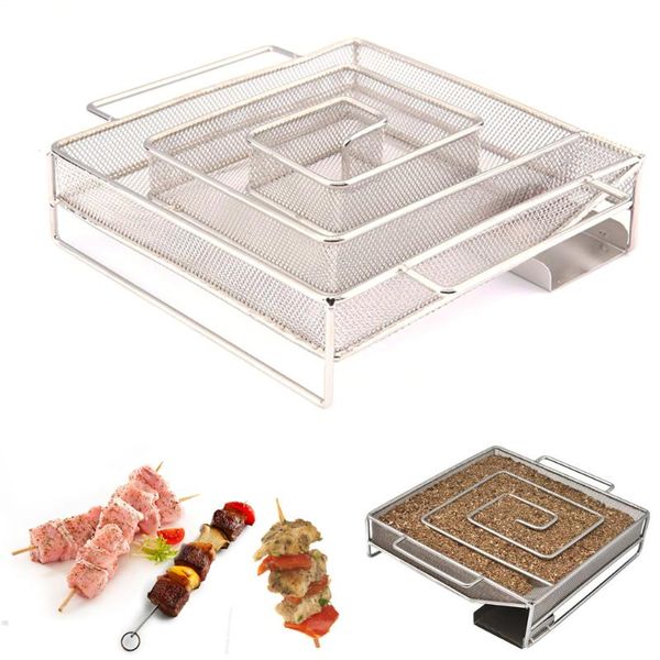 tools & accessories stainless steel cold smoke generator bbq smoker cooking smoked basket salmon bacon fish smoking box
tools & accessories stainless steel cold smoke generator bbq smoker cooking smoked basket salmon bacon fish smoking box