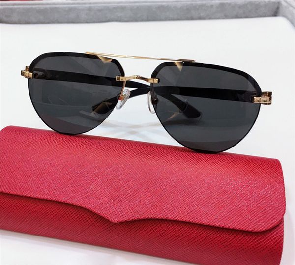 fashion designer men half frame sunglasses 0275 classic simple shield shape wooden legs glasses outdoor business style anti-ultraviolet prot, White;black
fashion designer men half frame sunglasses 0275 classic simple shield shape wooden legs glasses outdoor business style anti-ultraviolet prot, White;black