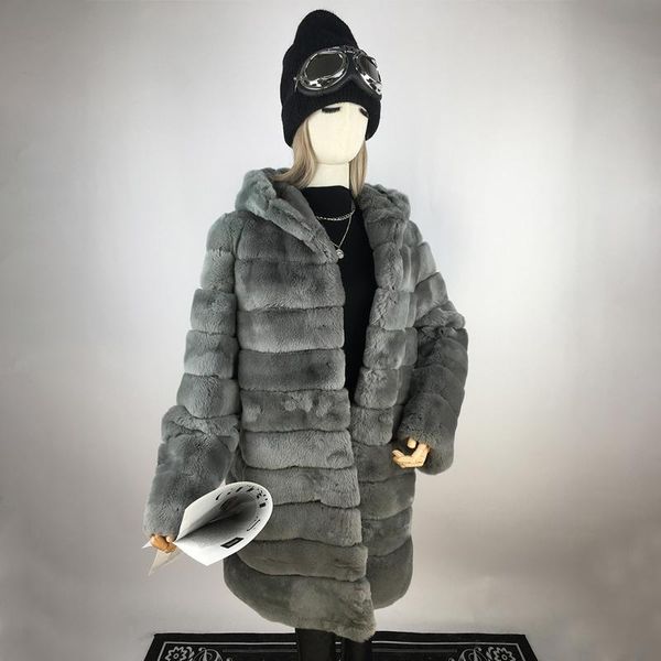 women's fur & faux rex jacket winter real coat women with hoodie long sleeves thick warm clothes oversize female, Black
women's fur & faux rex jacket winter real coat women with hoodie long sleeves thick warm clothes oversize female, Black