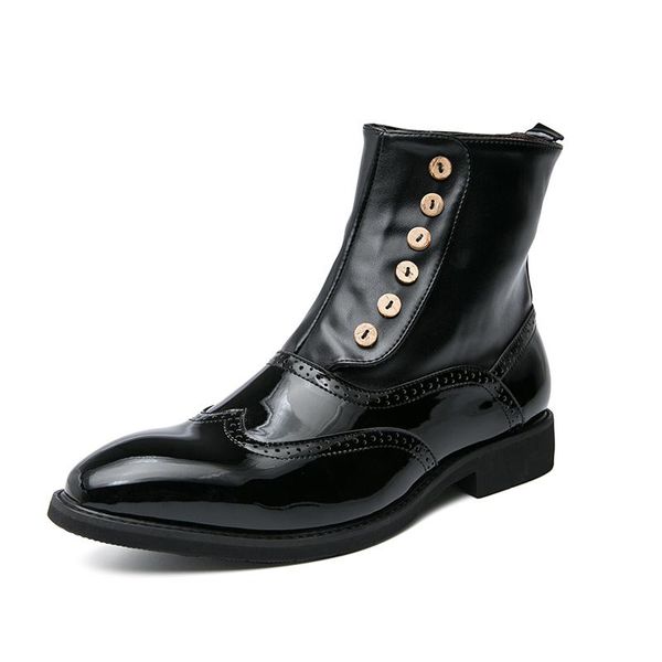 leather men shoes fashion breathable italian boots british style loafers autumn casual business dress green, Black
leather men shoes fashion breathable italian boots british style loafers autumn casual business dress green, Black