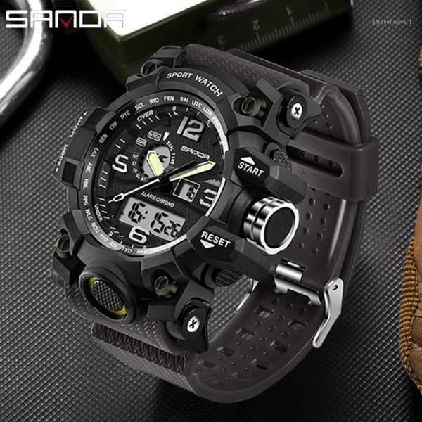 style sports men's watch military quartz waterproof s vibrating digital clock relogio masculino reloj hombre wristwatches, Slivery;brown
style sports men's watch military quartz waterproof s vibrating digital clock relogio masculino reloj hombre wristwatches, Slivery;brown