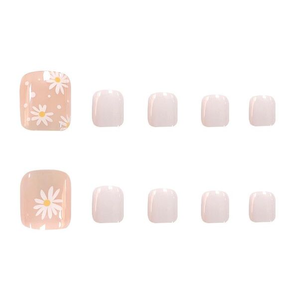 false nails 24pcs daisies printed toenail patch glue type removable short paragraph fashion manicure dw, Red;gold
false nails 24pcs daisies printed toenail patch glue type removable short paragraph fashion manicure dw, Red;gold
