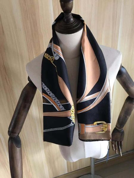 arrival spring summer classic chain 100% pure silk scarf twill hand made roll 90*90 cm shawl wrap for women lady gift scarves, Blue;gray
arrival spring summer classic chain 100% pure silk scarf twill hand made roll 90*90 cm shawl wrap for women lady gift scarves, Blue;gray