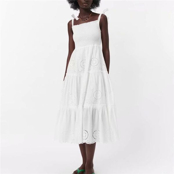 casual dresses woman white hollow out sling long 2021 summer fashion ladies beach es female spaghetti strap e1rl, Black;gray
casual dresses woman white hollow out sling long 2021 summer fashion ladies beach es female spaghetti strap e1rl, Black;gray