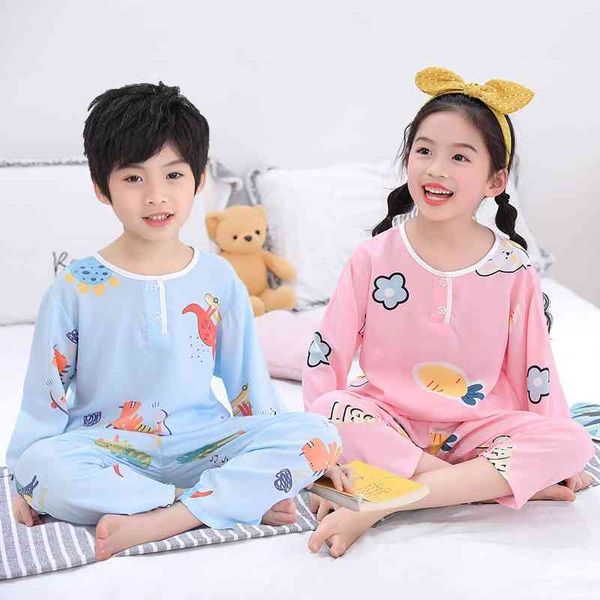 new pajamas summer thin boys and girls cotton silk long sleeve suit children's home wear, Blue;red
new pajamas summer thin boys and girls cotton silk long sleeve suit children's home wear, Blue;red