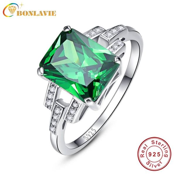 cluster rings bonlavie luxury 10.75ct green nano russian emerald cocktail ring 925 sterling silver for women fine jewelry with gift box, Golden;silver
cluster rings bonlavie luxury 10.75ct green nano russian emerald cocktail ring 925 sterling silver for women fine jewelry with gift box, Golden;silver
