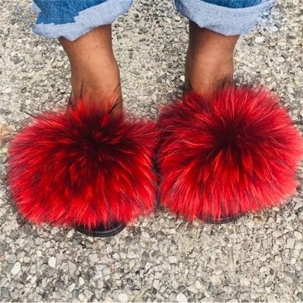 women's fluffy colorful shoes female furry fur slippers girl's plush slides real raccoon sandals ladies fashion flip flops, Black
women's fluffy colorful shoes female furry fur slippers girl's plush slides real raccoon sandals ladies fashion flip flops, Black