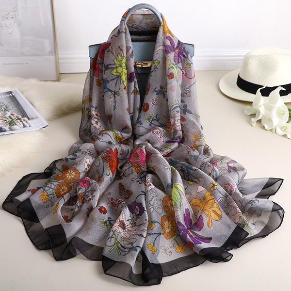scarves 2021 women scarf summer silk sshawls lady wraps soft pashimina female echarpe designer beach stole bandana, Blue;gray
scarves 2021 women scarf summer silk sshawls lady wraps soft pashimina female echarpe designer beach stole bandana, Blue;gray