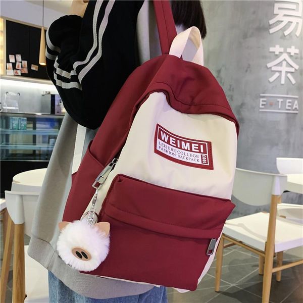 fashion waterproof nylon backpack school bag for teenage girl children backpacks preppy style student bagpack bags
fashion waterproof nylon backpack school bag for teenage girl children backpacks preppy style student bagpack bags