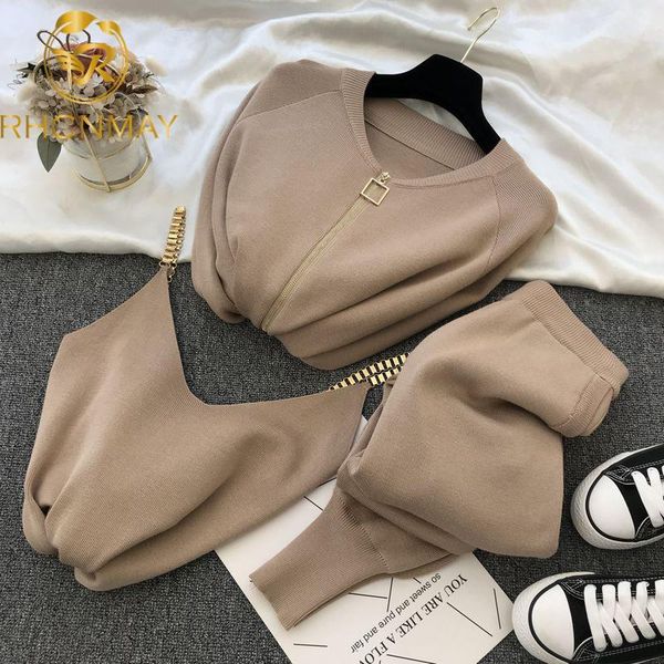 women's two piece pants women zipper knitted cardigans sweaters + sets vest woman fashion jumpers trousers 2 pcs costumes outfit, White
women's two piece pants women zipper knitted cardigans sweaters + sets vest woman fashion jumpers trousers 2 pcs costumes outfit, White