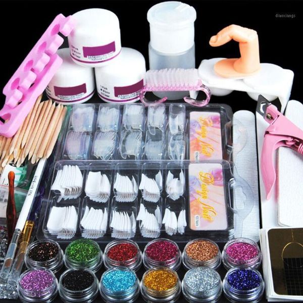 acrylic powder glitter nail art kit false tips decoration tools1 
acrylic powder glitter nail art kit false tips decoration tools1