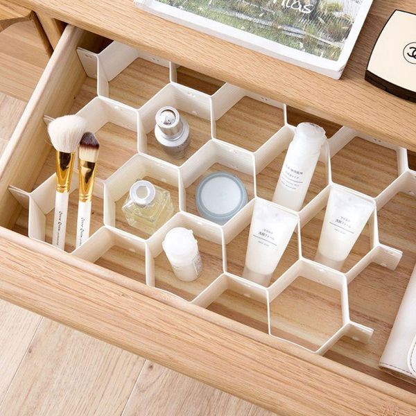 storage drawers honeycomb shape drawer organizer 8 pcs closet dividers plastic partition for small clothing and cosmetic clapboard
storage drawers honeycomb shape drawer organizer 8 pcs closet dividers plastic partition for small clothing and cosmetic clapboard