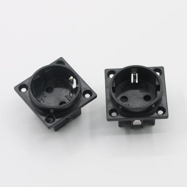 smart power plugs 1pcs european type assembled card socket 50*50mm ac220-250v 16a eu euro schuko 2 pin iec inlet plug chassis
smart power plugs 1pcs european type assembled card socket 50*50mm ac220-250v 16a eu euro schuko 2 pin iec inlet plug chassis