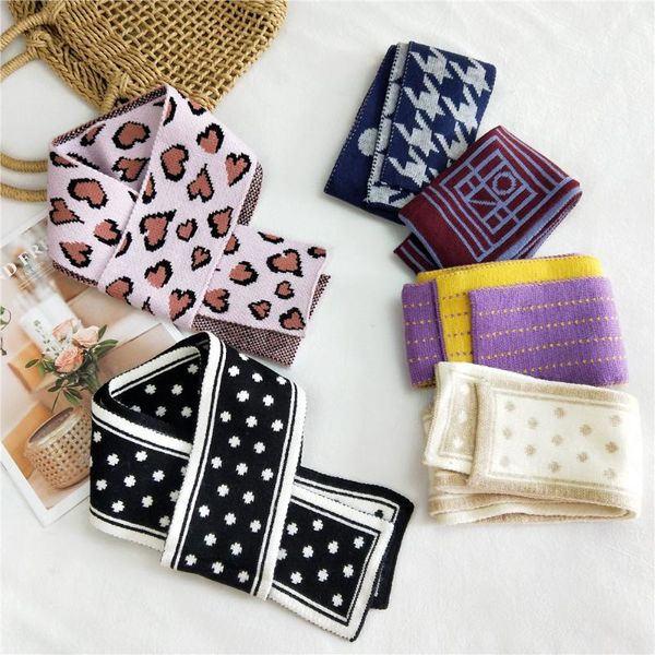 scarves women and children's scarf boys warm girls thickened small knitting korean version autumn winter d188, Blue;gray
scarves women and children's scarf boys warm girls thickened small knitting korean version autumn winter d188, Blue;gray