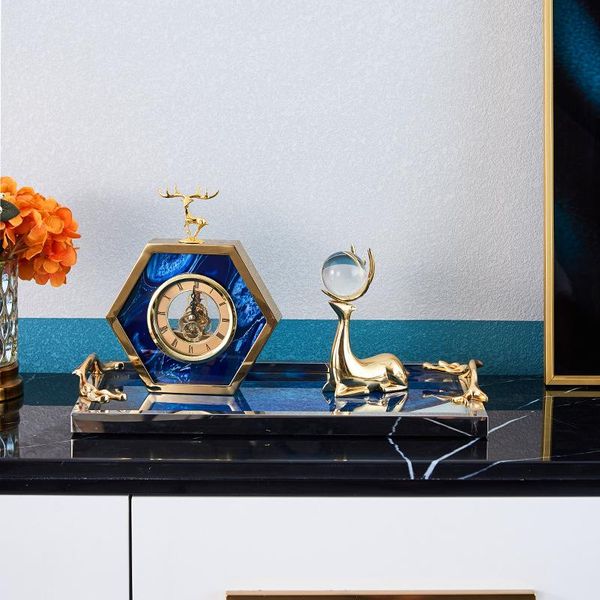 desk & table clocks light luxury elk clock geometric shape american creative living room bedroom bedside deskornaments
desk & table clocks light luxury elk clock geometric shape american creative living room bedroom bedside deskornaments