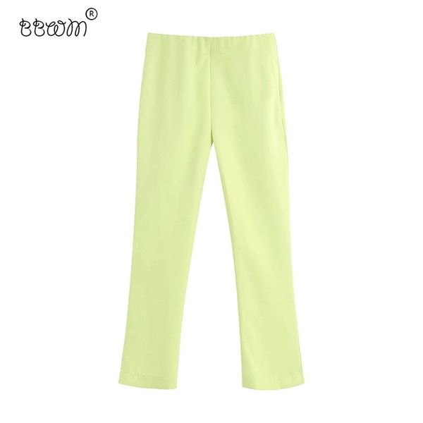 women chic fashion office wear flare pants vintage high waist side zipper ankle casual trousers pantalones 210531, Black;white
women chic fashion office wear flare pants vintage high waist side zipper ankle casual trousers pantalones 210531, Black;white