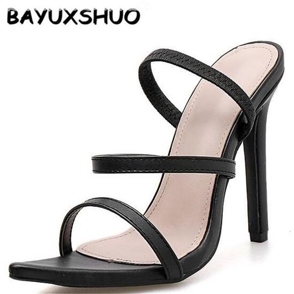 roman style ladies high heel sandals and dlippers thin belt combination stiletto heels summer fashion women shoes, Black
roman style ladies high heel sandals and dlippers thin belt combination stiletto heels summer fashion women shoes, Black