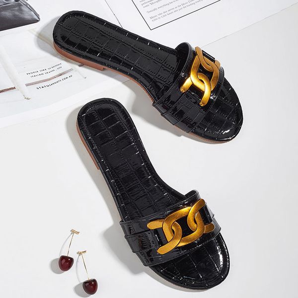 official website 70% off outlet women fashion flat heel slides shoes for woman casual female flip flops stone pattern ladies slippers sale, Black
official website 70% off outlet women fashion flat heel slides shoes for woman casual female flip flops stone pattern ladies slippers sale, Black