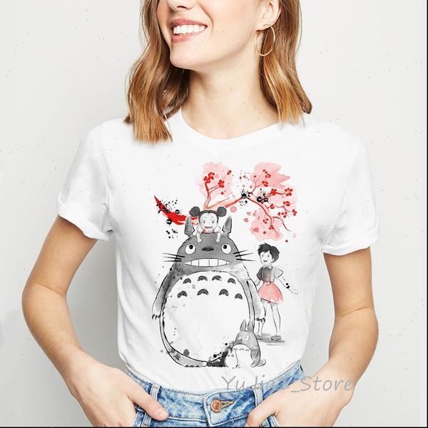 japanese anime totoro harajuku kawaii women t shirts clothes spirited away femme summer female miyazaki hayao, White
japanese anime totoro harajuku kawaii women t shirts clothes spirited away femme summer female miyazaki hayao, White