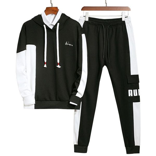 men's tracksuits pullover drawstring waistband tracksuit men 2 piece athletic sweatsuit hoodies and pants sportwear jogger set, Gray
men's tracksuits pullover drawstring waistband tracksuit men 2 piece athletic sweatsuit hoodies and pants sportwear jogger set, Gray
