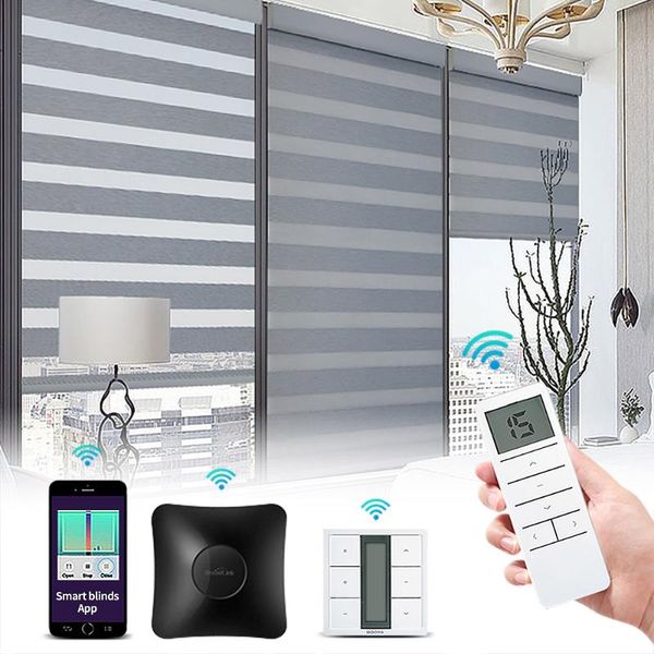 smart home control blackout roller alexa controlled battery operated wifi tuya somfy automatic solar zebra blinds motorized for windows
smart home control blackout roller alexa controlled battery operated wifi tuya somfy automatic solar zebra blinds motorized for windows