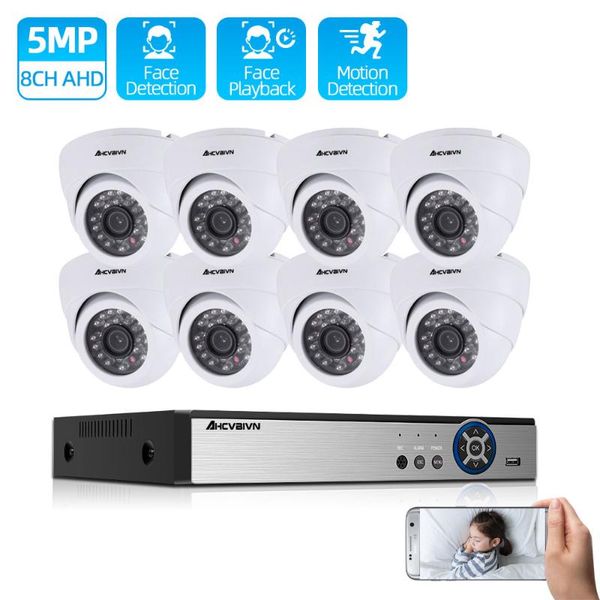 h.265+ 4/8ch ahd dvr kit cctv security camera system 8pcs 5mp face record alarm remote video surveillance set wireless kits
h.265+ 4/8ch ahd dvr kit cctv security camera system 8pcs 5mp face record alarm remote video surveillance set wireless kits