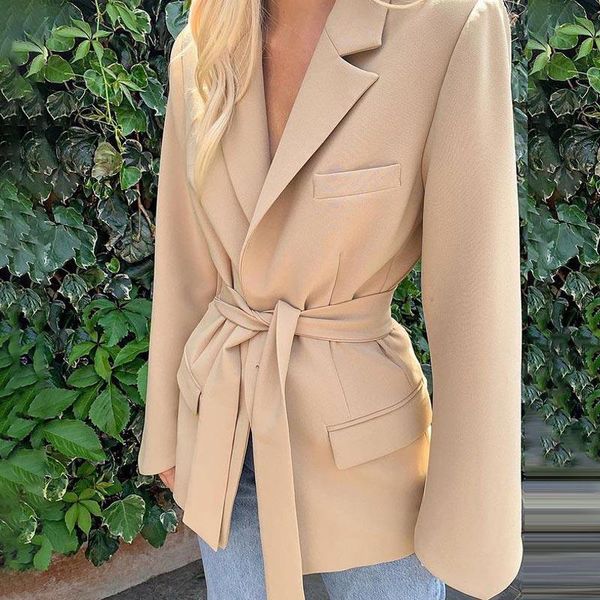 women's suits & blazers winter women blazer slim waist cardigan style long office retro jacket overcoat 2021 fall khaki lapel, White;black
women's suits & blazers winter women blazer slim waist cardigan style long office retro jacket overcoat 2021 fall khaki lapel, White;black