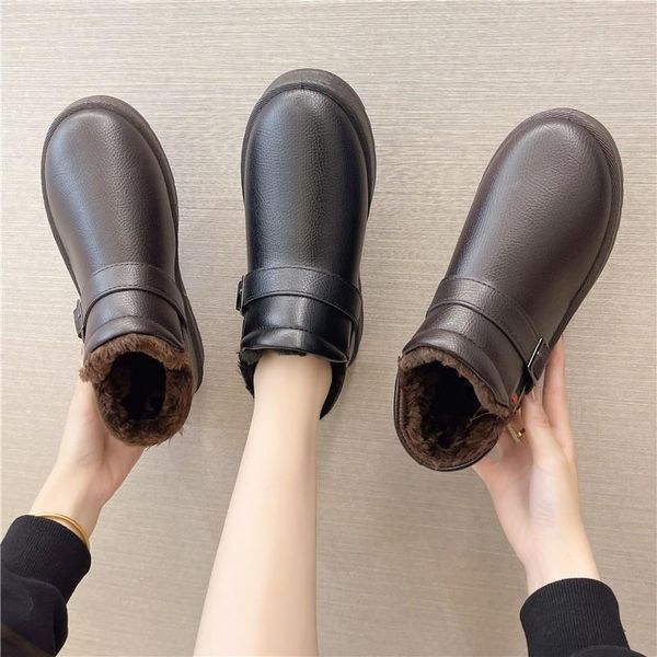 boots women's snow boots2021winter women warm plus velvet cotton shoes anti-slip flat size35-44 botas nieve mujer, Black
boots women's snow boots2021winter women warm plus velvet cotton shoes anti-slip flat size35-44 botas nieve mujer, Black