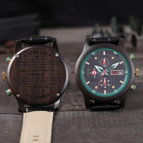 wristwatches mom to my son engraving men watches family gifts for men's quartz wristwatch logo boyfriend engrave, Slivery;brown
wristwatches mom to my son engraving men watches family gifts for men's quartz wristwatch logo boyfriend engrave, Slivery;brown