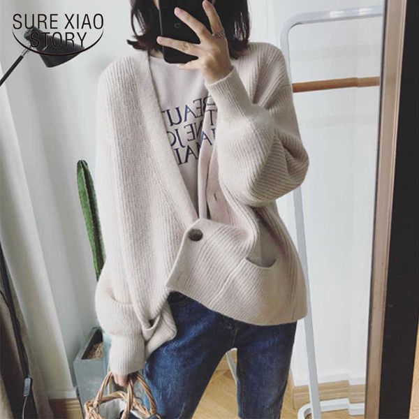 women cardigans sweater v-neck solid loose knitwear single breasted casual knit cardigan outwear winter jacket coat 10866 210528, White
women cardigans sweater v-neck solid loose knitwear single breasted casual knit cardigan outwear winter jacket coat 10866 210528, White