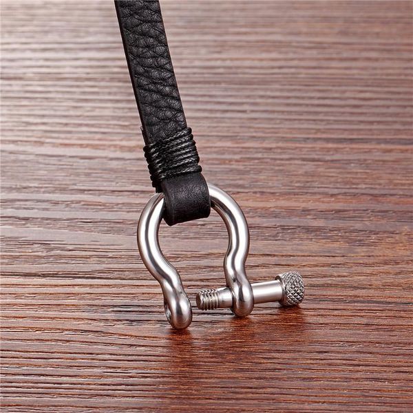 charm bracelets fashion stainless steel shackle buckle leather men surf nautical sailor surfer wristband jewelry, Golden;silver
charm bracelets fashion stainless steel shackle buckle leather men surf nautical sailor surfer wristband jewelry, Golden;silver