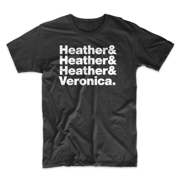 Heathers T-Shirt. Black, White, Gray or Red Tee. Heathers Movie Musical Comfy!, White;black
Heathers T-Shirt. Black, White, Gray or Red Tee. Heathers Movie Musical Comfy!, White;black