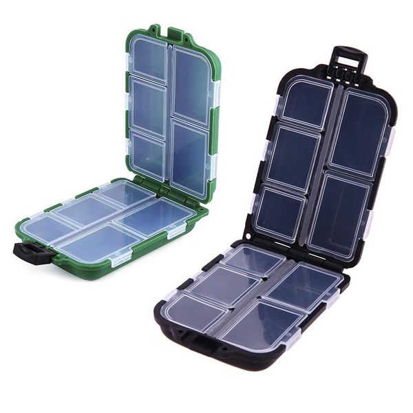 compartments mini storage box fishing tackle bait spoon hook gadget pesca accessories
compartments mini storage box fishing tackle bait spoon hook gadget pesca accessories