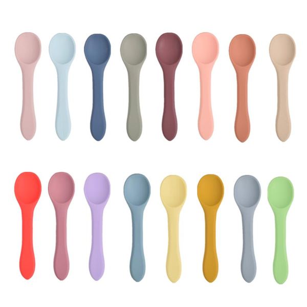 cups, dishes & utensils baby soft silicone spoon candy color safety learning non-slip children kids boy girl feeding tool
cups, dishes & utensils baby soft silicone spoon candy color safety learning non-slip children kids boy girl feeding tool