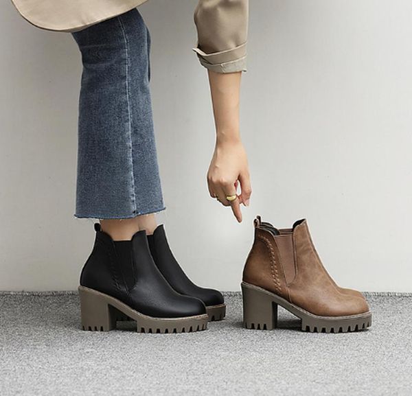 boots matin shoes woman booties women ankle high heels pu leather autumn warm shoe chaussures femme zapatos mujer sapato k0059, Black
boots matin shoes woman booties women ankle high heels pu leather autumn warm shoe chaussures femme zapatos mujer sapato k0059, Black