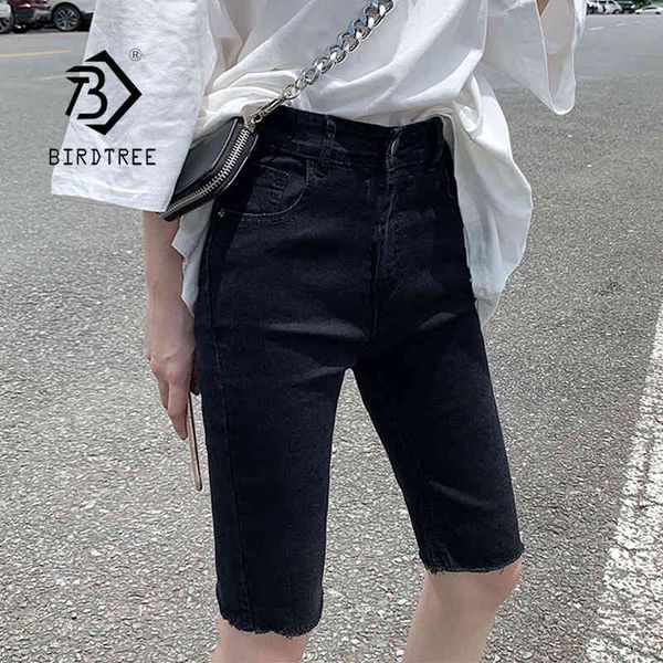 women summer ripped skinny vintage bicycle jeans high waist denim streetwear knee length thin pants stretch biker shorts b07704f 210430, Blue
women summer ripped skinny vintage bicycle jeans high waist denim streetwear knee length thin pants stretch biker shorts b07704f 210430, Blue