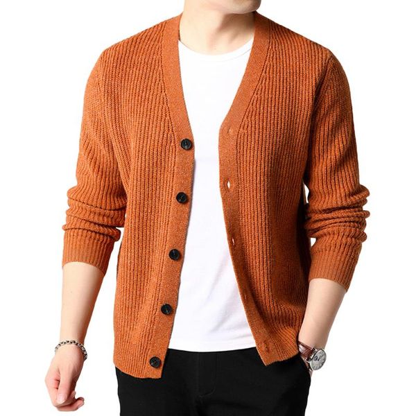 men's sweaters 5 colors men autumn knitted cardigan fashion solid color v-neck long sleeves button-open coats outfits plus size -3xl, White;black
men's sweaters 5 colors men autumn knitted cardigan fashion solid color v-neck long sleeves button-open coats outfits plus size -3xl, White;black