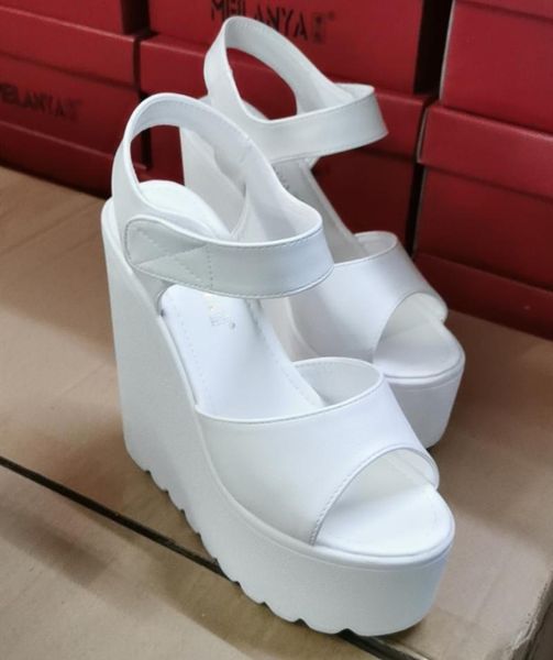 sandals 2021 super high women summer wedge female platform fashion heel ankle strap open toe ladies shoes 15cm, Black
sandals 2021 super high women summer wedge female platform fashion heel ankle strap open toe ladies shoes 15cm, Black